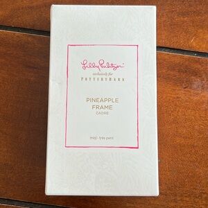 Lily Pulitzer new in box small gold pineapple picture frame